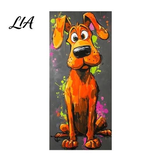Pegatinas Decorativas para Cubo de Basura con Cara, Pegatina de Animales de Dibujos Animados, Pegatina de PVC Autoadhesiva Colorida, Pegatina Impermeable Linda Gato Perro para Cubo de Basura con Ruedas