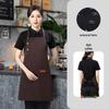 Custom Logo Waterproof Oil-Proof Apron with Adjustable Strap for Winery, Gift, or Catering Use