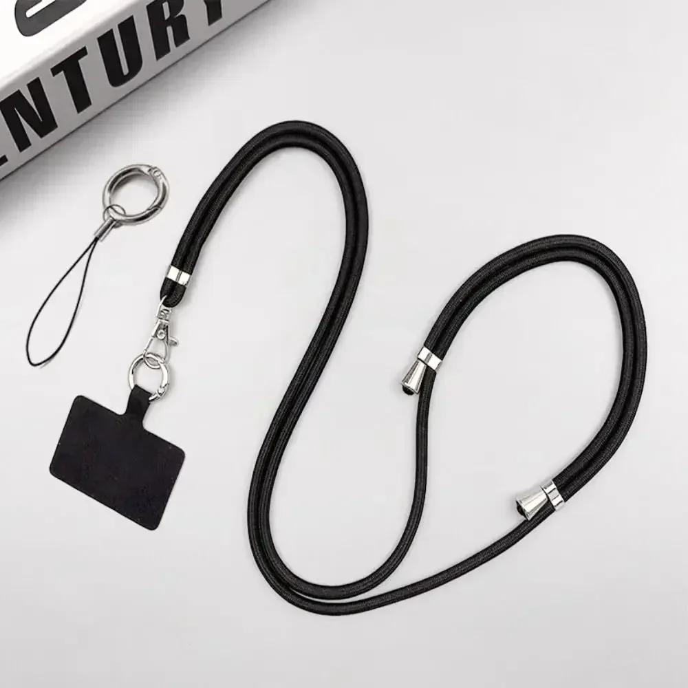 Hanging Rope With Patch Phone Lanyards Adjustable Anti-lost Phone Strap Lanyard Hanging Cord Strap Outdoor