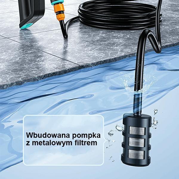 USAMS Pressure Washer 5000 Mah+ Garden Hose 5M Black/Black Bxxcq01 (Us-Zb252)