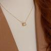 Internet Celebrity Fashion Simple Temperament Light Luxury Ring, Necklace High Sense Versatile Celebrity Style Collarbone Chain Sweater Chain