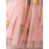 Mädchen-Traumhaftes Dreidimensionales Schmetterlingsflügelkleid, Süßes Mehrfarbiges Blumenbesticktes Netz-Prinzessinnenkleid für Sommer-Geburtstagspartys