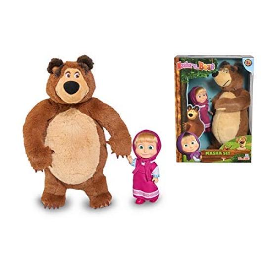 Witthart Masha and the Bear Doll Set Masha and the Bear 9.8 Inches
