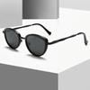 Cat Eye Polarized Sunglasses For Men Women, Uv400 Protection Tac Lens Trendy Metal Frame Sun Glasses For Driving Travel Style