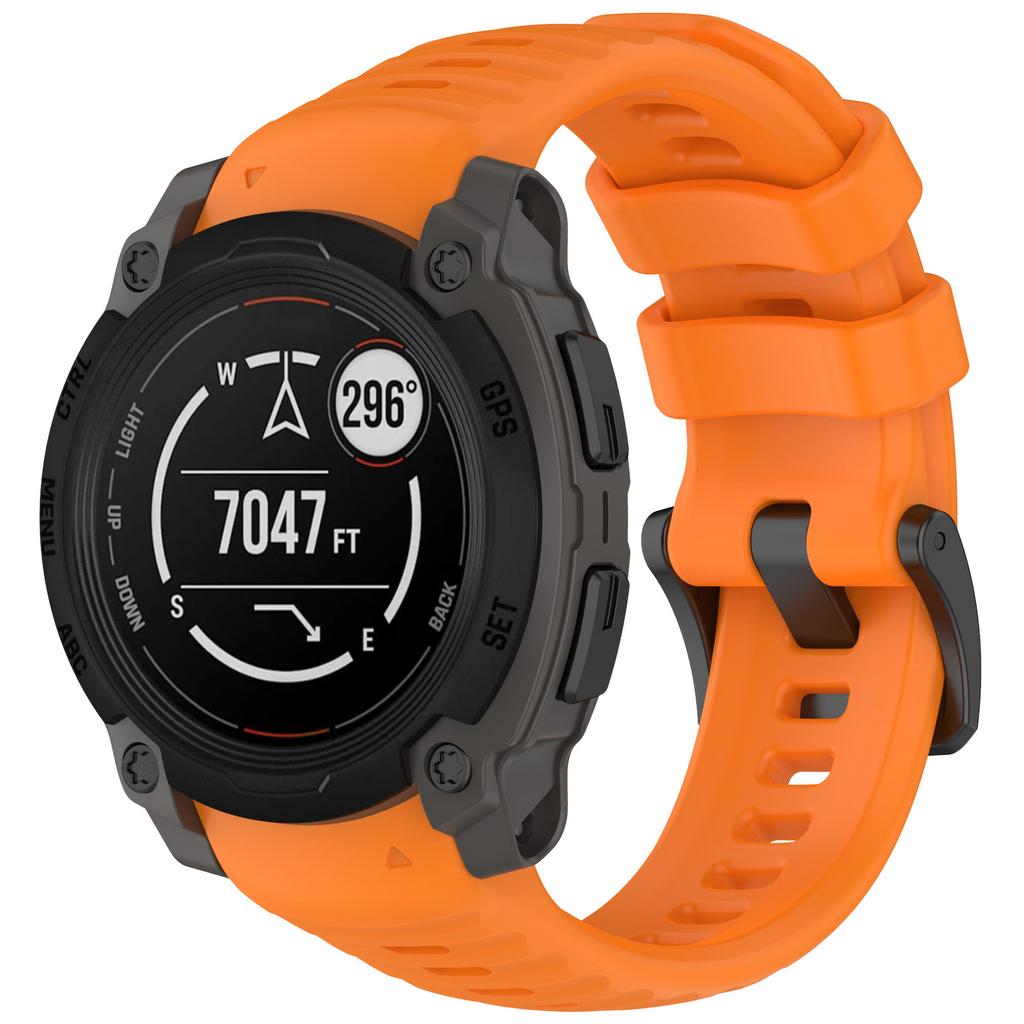 Sweat-resistant and Hypoallergenic Silicone Watch Band Precision Fit for Garmin Instinct E 40mm 45mm Replacement Sports Strap