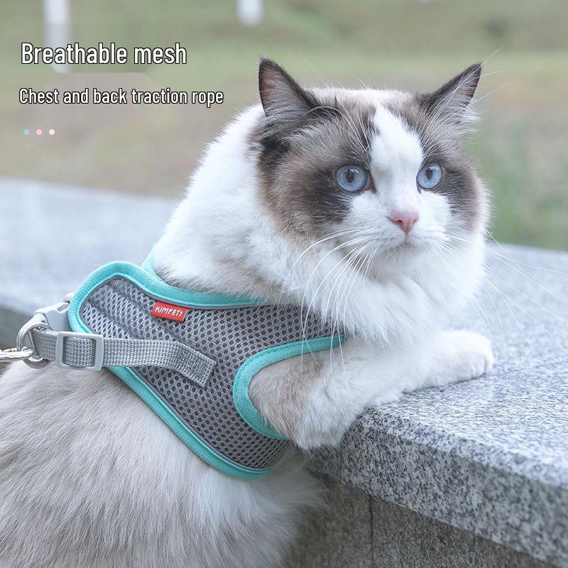 Adjustable Cat Anti-Escape Leash & Harness for Outdoor Walking