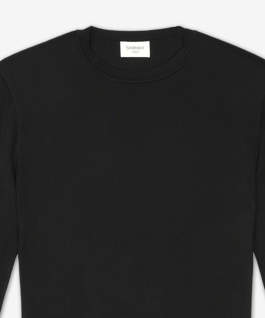 Saint Laurent Knit Mini Dress - Black / 823590Y76Xl1000