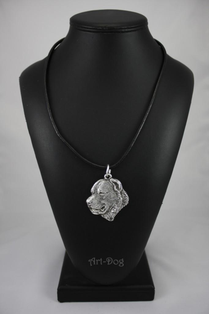 Central Asian Shepherd Dog - Necklace with dog, silver-plated pendant for dog fan, unique jewelry by Art-Dog brand