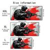 Soldier Mouse Pad Large Computer Office Game Table Mat Xxl Rubber AntiSlip Stitched Edge Keyboard Mats Washable Desk Pads