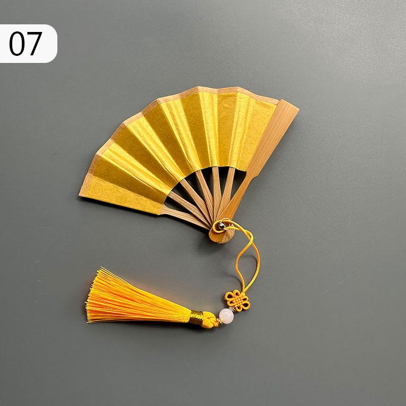 2.5 Inch Mini Folding Fan Portable Diy Painting Children Fan Ancient Style Held Dance Fans Party Wedding Summer Fan Accessories
