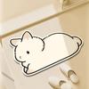 Diatom mud bathroom water-absorbing non-slip floor mat, bathroom door floor mat, household quick-drying cute cartoon carpet mat
