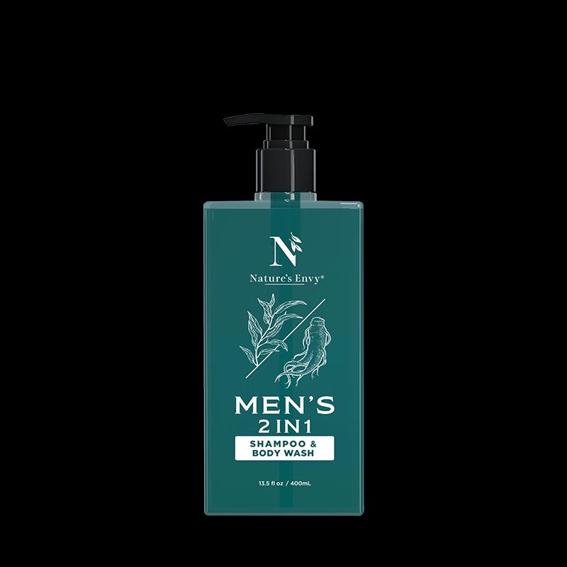 Nature's Gate Men's Vitality 2-in-1 Wash & Shampoo