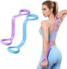 2PCS 10 Loops Stretching Strap - Non-Elastic Premium Yoga Strap for Flexibility Training, Pilates & Gymnastics, Durable Stretch Band