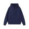 Men's Heavyweight Antibacterial Faux Cotton Hoodie - Solid Color, Unisex, Fall/Winter Essential