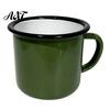 Nostalgic Style Drinkware Retro Enamel Coffee Mug, 360ml Vintage Colorful Tea Cup, Camping Enamelware for Office And Home Use Gift Lovers