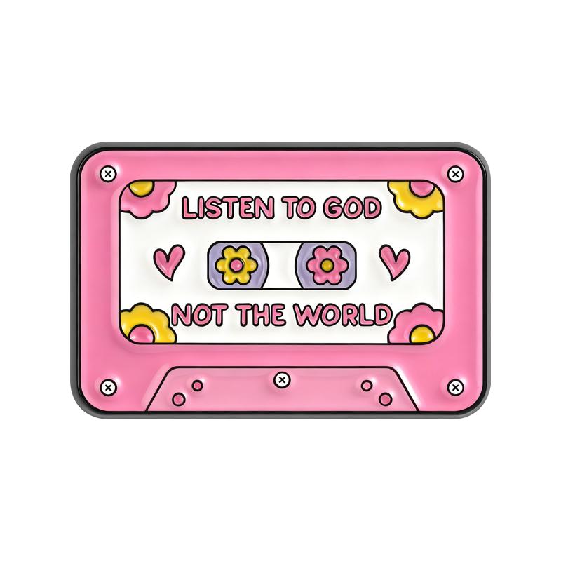 Catholic Saint Cross Medal Enamel Pins Jesus Christ Is Lord God Virgin Mary Latin Prayer Brooches Lapel Badge Jewelry Gifts