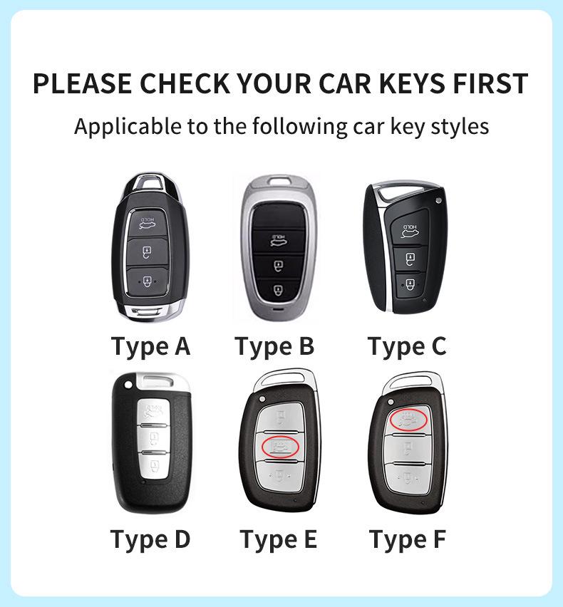 Compatible Key Case for Hyundai ix35, Mingtu, Langdong, Lingdong, Elantra, ix25, Reina, Yue Na, Fiesta, Sheng Dai Fa