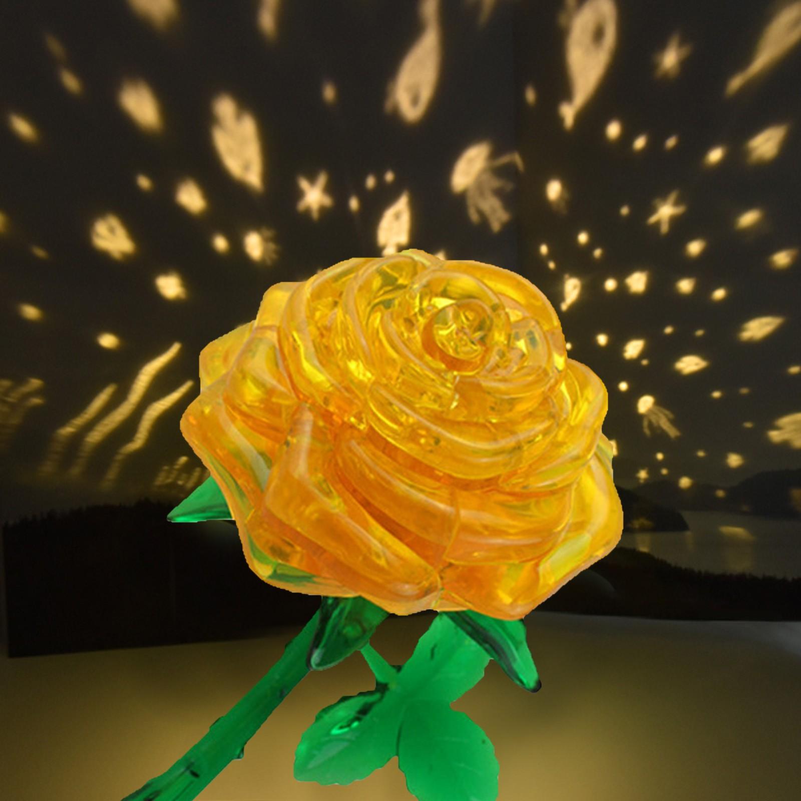 

3D-кристаллический строительный блок-головоломка «сделай сам», головоломка, креативное украшение 7.09x5.31x1.57 inches (18x13.5x4cm) жёлтый