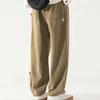 Pantalones de trabajo para hombre, pierna ancha, estilo Retro, transpirables, versátiles, largos, sueltos, de Color sólido, pantalones rectos que combinan con todo