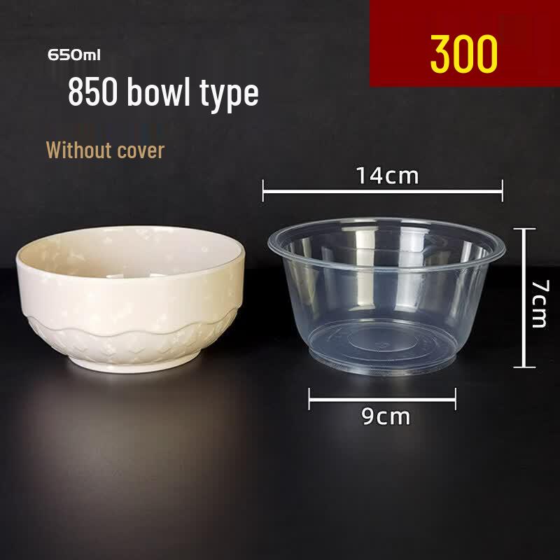 Disposable Round Plastic Food Bowls