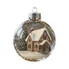 Leichtes Weihnachtsbaum-Hängeornament Bruchsicherer Kunststoff Vintages Thema Hausdekoration