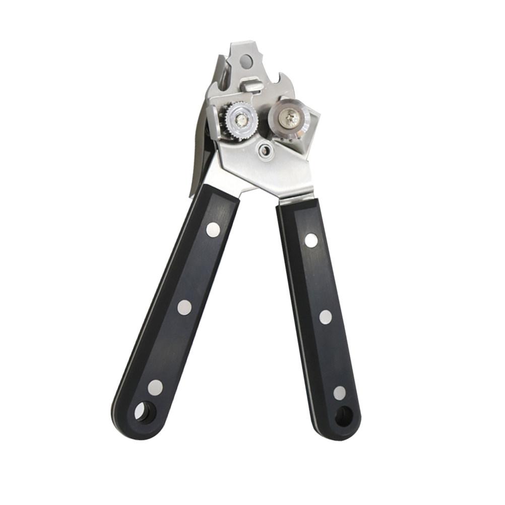 

Can Stainless Steel Multifunctional Jar Bottle Opener Tin Beer Opener Kitchen Gadget Home Use Rust Resistant чёрный