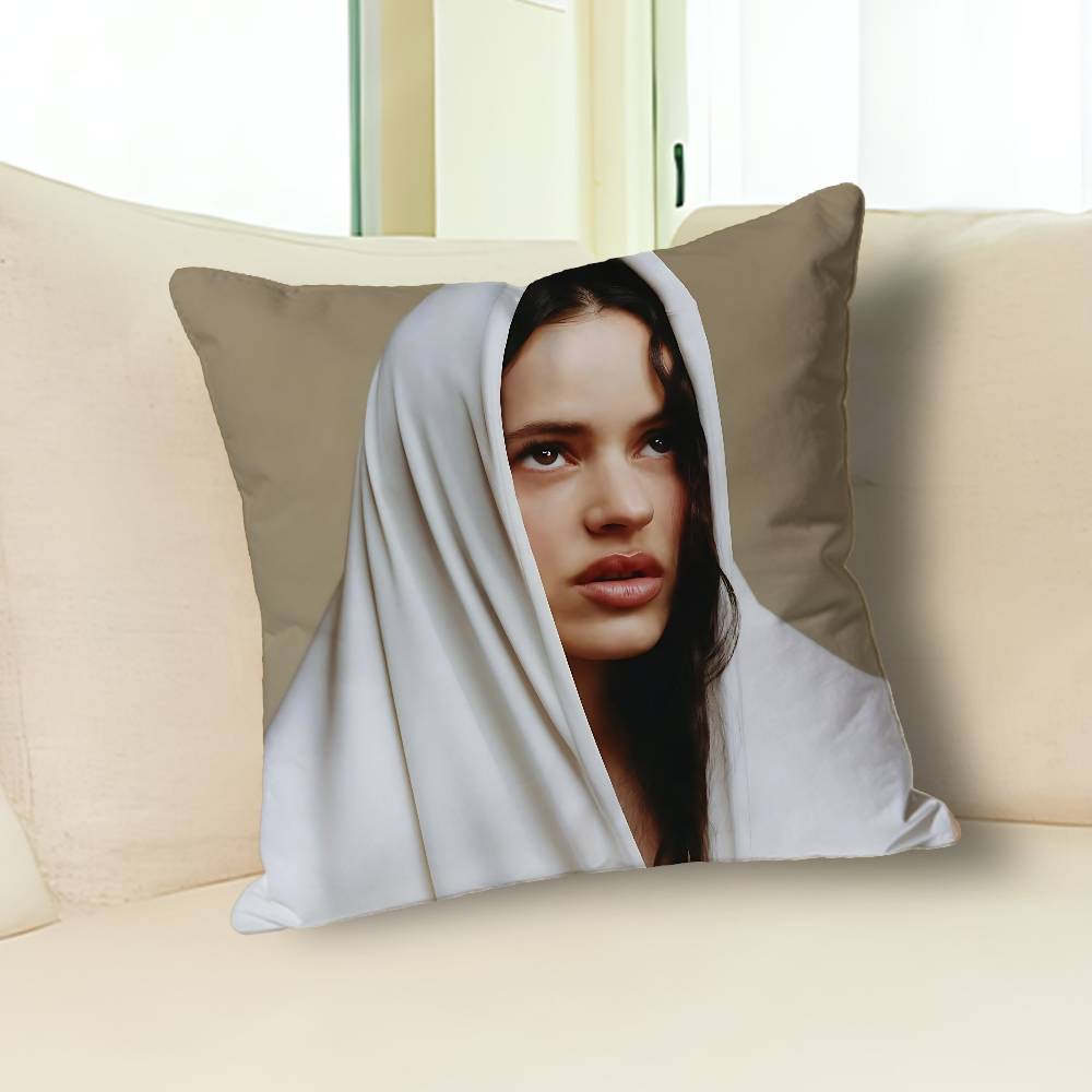 R-Rosalias Motomami Anime Celebrity Merchandise All-Match Printed Pillow Case Sofa Car Office Room Decoration Protector