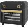10L Air Fryer Oven, Mini Oven, Oil Free Cooking, Grill, Roast, Bake, with Adjustable Temperature, Timer, Dishwasher Safe, 1000W, Black