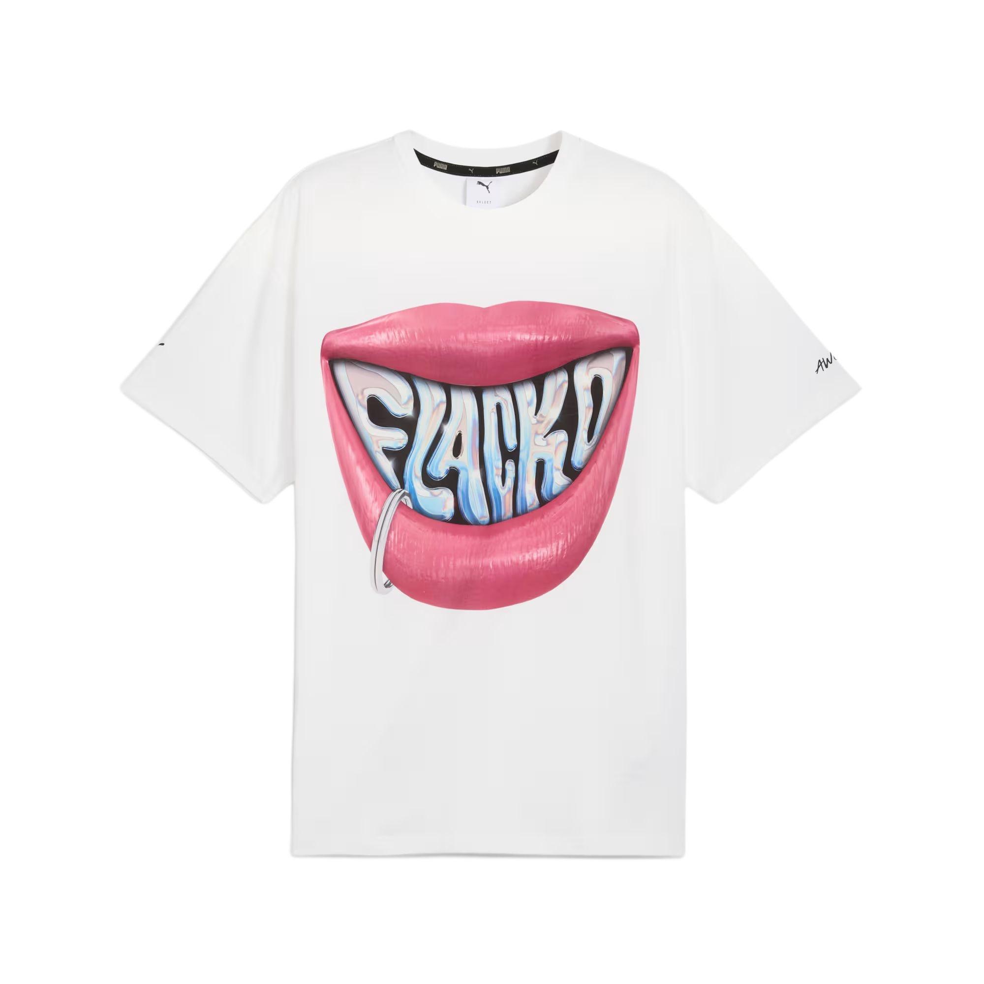 PUMA x A$AP ROCKY T-Shirt  Flacko Smile  Men s 633388-02 S