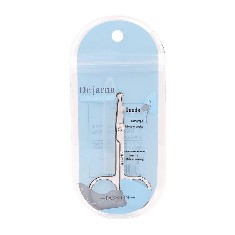 

Tijiana Round Tip Stainless Steel Nasal and Eyebrow Scissors - Gentle on Skin, Portable Beauty Tool