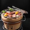 Förlängda Koreanska BBQ-tänger i rostfritt stål för restauranger, camping och hem