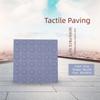 PVC Blind Road Brick Langlebige Taktile Pflastersteine Sicherheitsnavigation Fliesen Leitelemente für Fahrbahn Weg Straße Gehweg