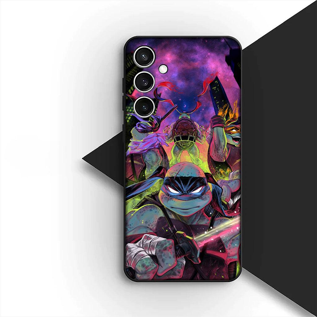 Phone Cover for Samsung Galaxy S22 S21 S20 FE Ultra Plus A07 A17 A15 A16 A25 A57 A37 Case Anime N-Ninja-Comics T-Turtles-Lovely