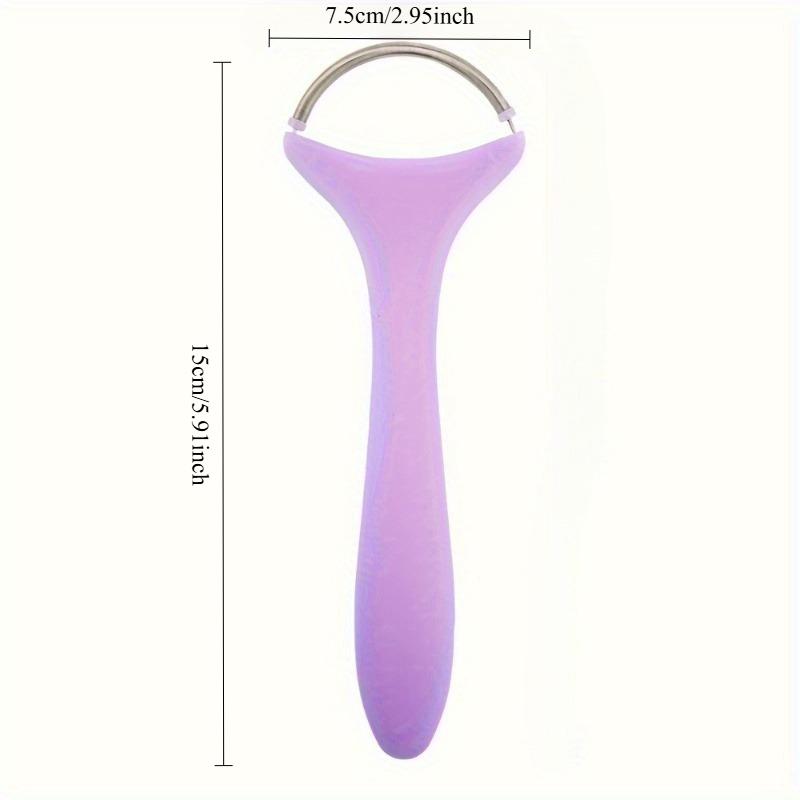 1Pc Professional Purple Portable Facial Hair Removal Tool for Forehead, Chin and Cheeks