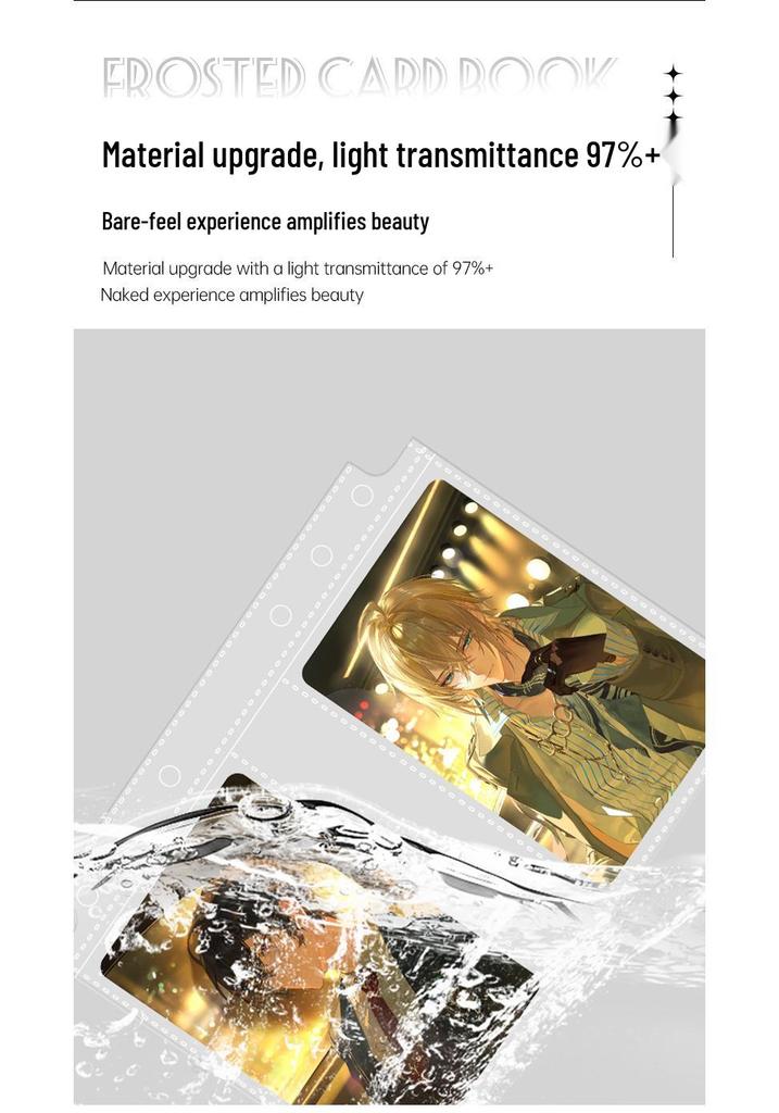 Korean Style A6 Frosted 3-Inch Ring Binder Instax Photo Album
