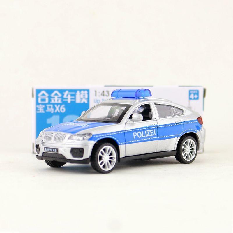 Police Simulation Alloy Car Model Children Toy For Collection Play And