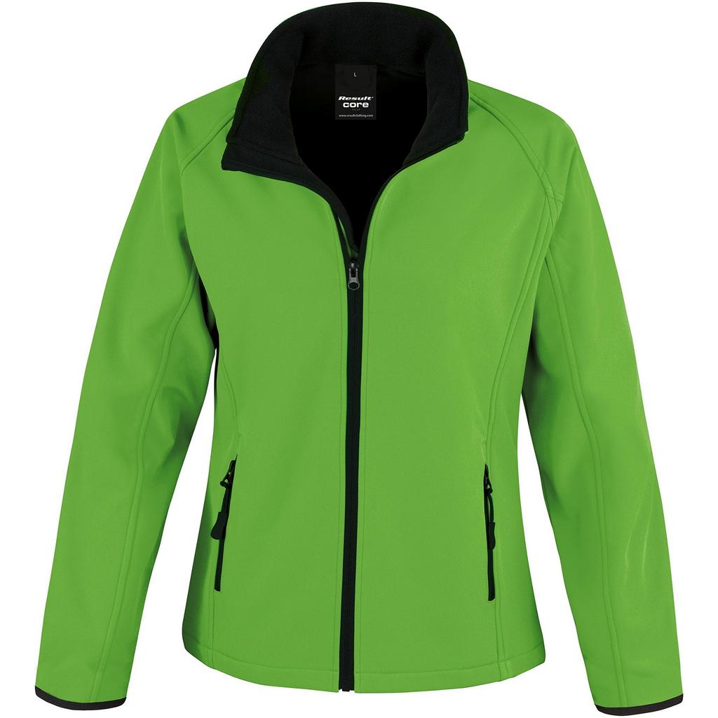 Result Core Womens/Ladies Plain Soft Shell Jacket