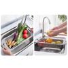 Collapsible Dish Drying Rack Large Capacity Kitchen Sink Dish Drainer Expandable Storage Drain Basket Easy to Use