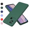 Liquid Silicone Case For Xiaomi Redmi 10C Fundas Luxury Soft Shockproof Phone Cover Redmi 10C Case