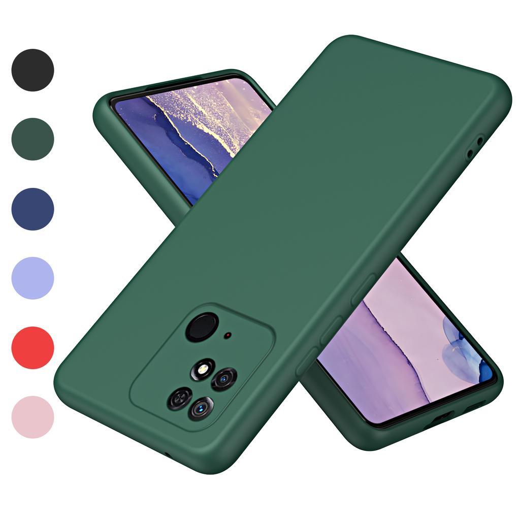 Liquid Silicone Case For Xiaomi Redmi 10C Fundas Luxury Soft Shockproof Phone Cover Redmi 10C Case
