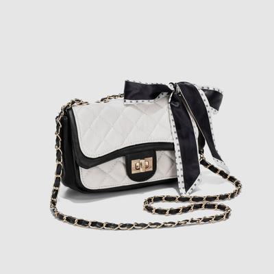 Niche Versatile Small Fragrance Style Diamond Chain Bag Fashionable Small Square Bag Women's High-end One-shoulder Crossbody Bag
