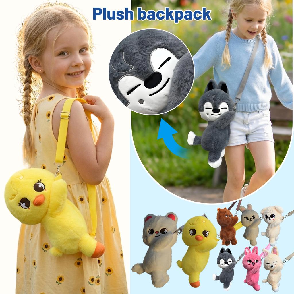 Plush - Backpack, Doll/figurine Crossbody Bag
