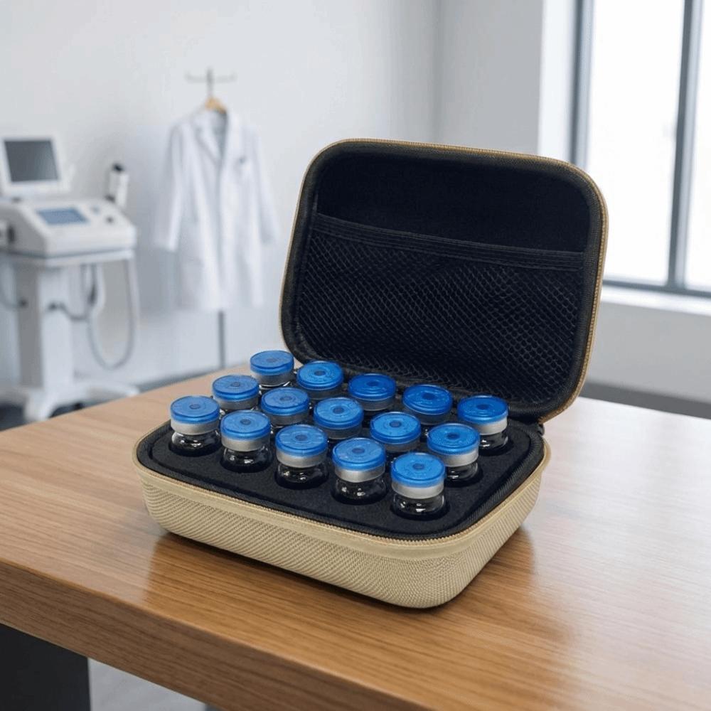 9/15 Slots Insulin Vial Storage Case Waterproof Essential Oil Case Diabetics