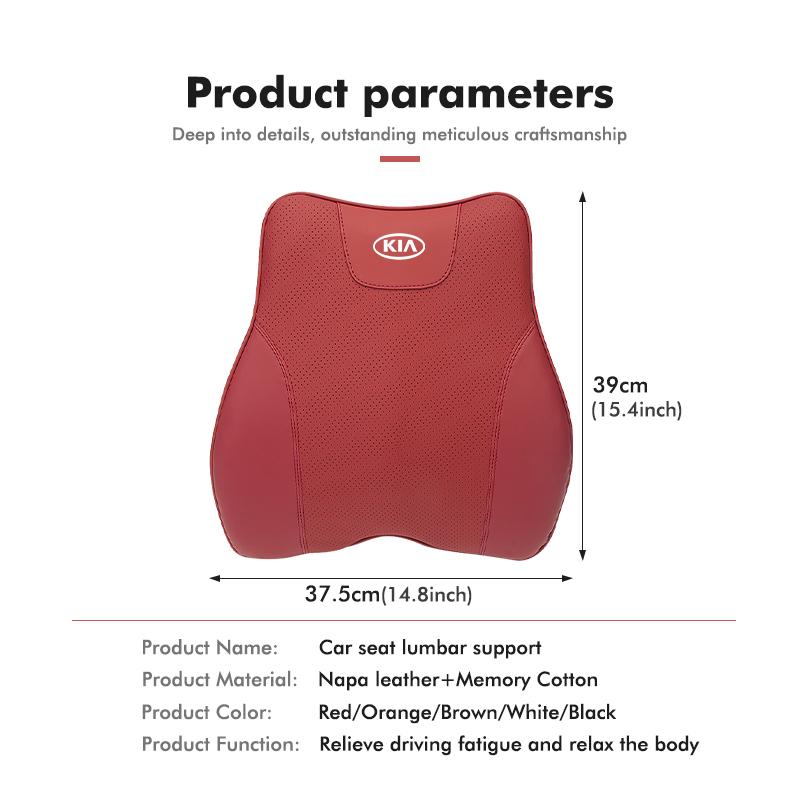 AAOI1 For KIA Car Neck Pillow Seat Head Support Pillows Lumbar Cushion Headrest Rio K5 K2 Sportage Ceed Sorento Picanto Stinger Soul