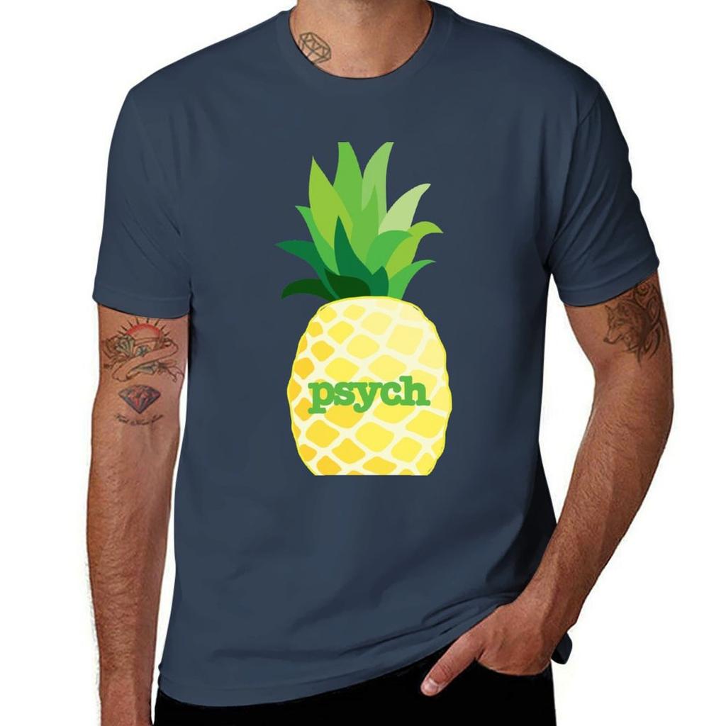 Psych Tv Pineapple Tshirt Summer Casual Loose Tshirt