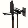 1Pc Wall-Mounted Metal Tool Holder - Multi-Use Garage & Garden Rack for Shovels Rakes Brooms - Heavy-Duty Iron Storage Hooks