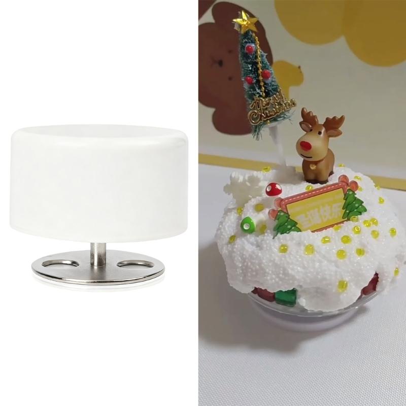18 Tone Clockwork Round Music Box Base Plastic DIY Craft Decoration With Smooth Rotating Melodies Musical Movement