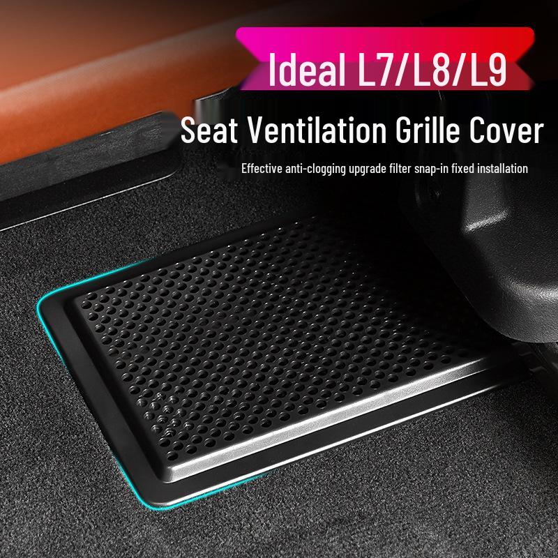 Under-Seat Air Vent Dustproof Mesh Cover for Ideal L7 L8 L9 - Heat Dissipation Car Interior Accessory