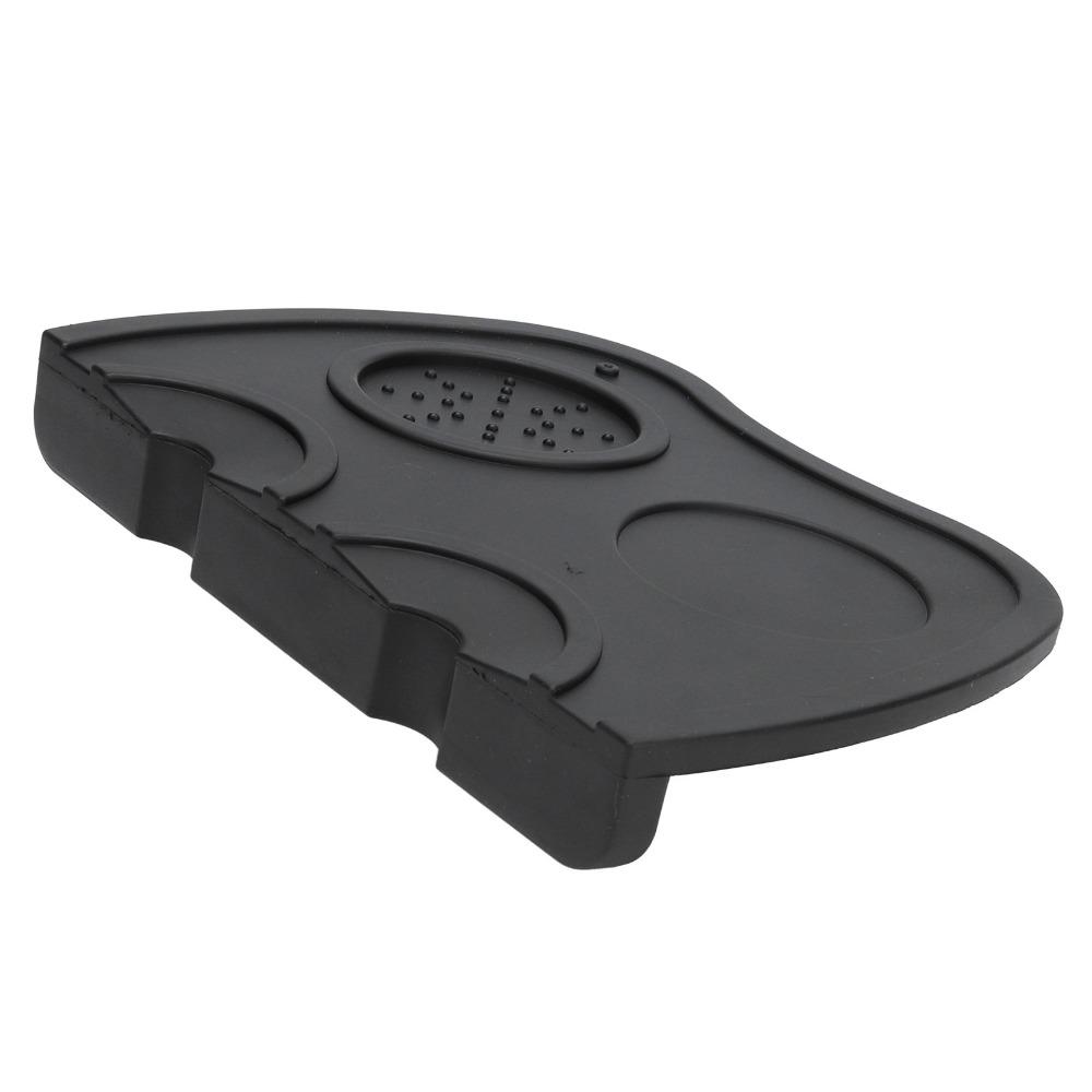 Anti-Slip Design Coffee Tamper Mat Heat Resistance Corner Tamping Mat Barista Coffee Mat  For Home