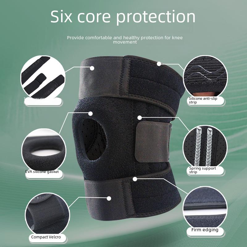 Silicone Non-Slip Sports Knee Pads for Mountaineering and Motorcycling